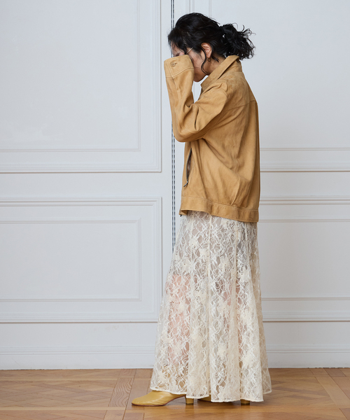 IENA LA BOUCLE(イエナラブークル)の「IENA LA BOUCLE Lace on Lace スカート(スカート・レディース・ホワイト・FREE)」の11枚目の写真