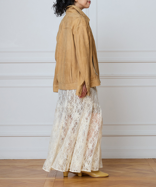 IENA LA BOUCLE(イエナラブークル)の「IENA LA BOUCLE Lace on Lace スカート(スカート・レディース・ホワイト・FREE)」の13枚目の写真