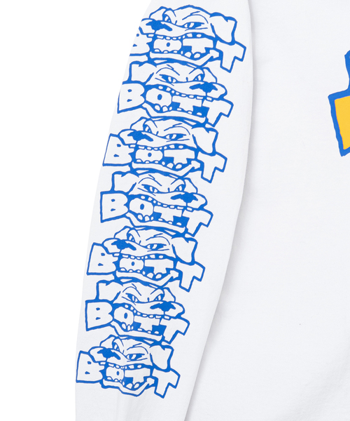 BOTT(ボット)の「BoTT / ボット Bottweiler L/S Tee(Tシャツ/カットソー・メンズ・ホワイト/イエロー・MEDIUM/LARGE/X-LARGE)」の4枚目の写真