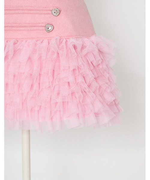 AVENCHUMU(アバンチュウム)の「Heart bijou napoleon tulle skirt(スカート・レディース・ピンク/ホワイト/ブラック・FREE/XS)」の15枚目の写真
