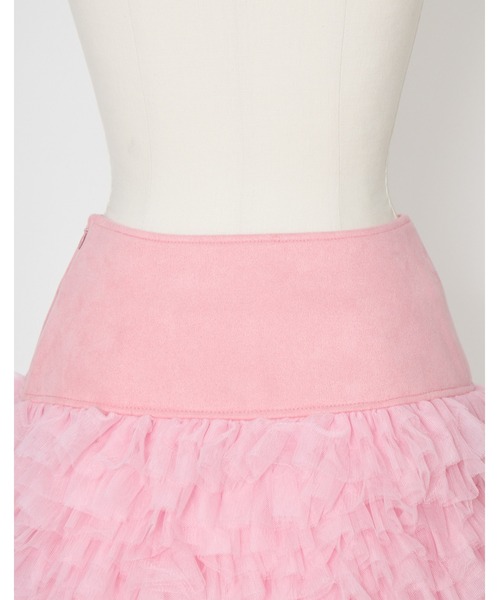 AVENCHUMU(アバンチュウム)の「Heart bijou napoleon tulle skirt(スカート・レディース・ピンク/ホワイト/ブラック・FREE/XS)」の17枚目の写真