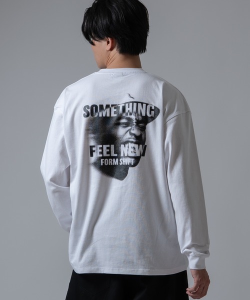 SIDEWAY STANCE(サイドウェイスタンス)の「【SIDEWAY STANCE】ポートレイトアソート 長袖Tシャツ(Tシャツ/カットソー・メンズ・ブラック/ライトグレー/ブルー系1/ブラック系1/ホワイト/ホワイト系1・SMALL/X-LARGE/LARGE/MEDIUM)」の2枚目の写真