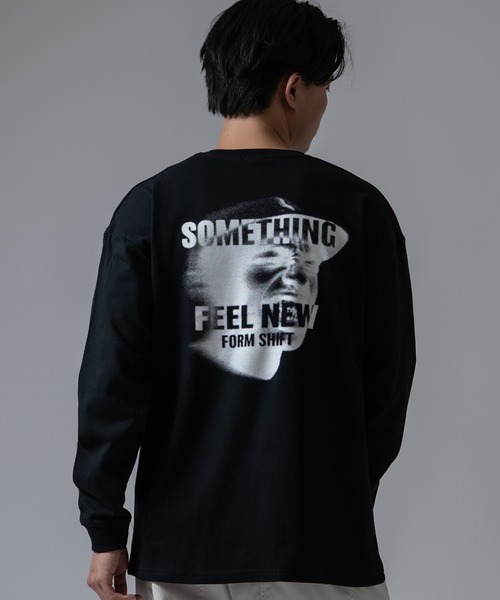 SIDEWAY STANCE(サイドウェイスタンス)の「【SIDEWAY STANCE】ポートレイトアソート 長袖Tシャツ(Tシャツ/カットソー・メンズ・ブラック/ライトグレー/ブルー系1/ブラック系1/ホワイト/ホワイト系1・SMALL/X-LARGE/LARGE/MEDIUM)」の4枚目の写真