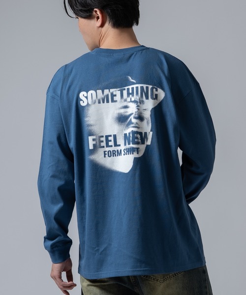 SIDEWAY STANCE(サイドウェイスタンス)の「【SIDEWAY STANCE】ポートレイトアソート 長袖Tシャツ(Tシャツ/カットソー・メンズ・ブラック/ライトグレー/ブルー系1/ブラック系1/ホワイト/ホワイト系1・SMALL/X-LARGE/LARGE/MEDIUM)」の6枚目の写真