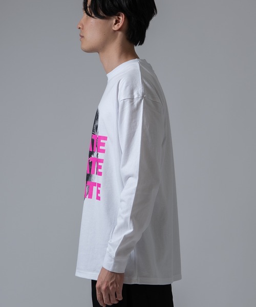 SIDEWAY STANCE(サイドウェイスタンス)の「【SIDEWAY STANCE】ポートレイトアソート 長袖Tシャツ(Tシャツ/カットソー・メンズ・ブラック/ライトグレー/ブルー系1/ブラック系1/ホワイト/ホワイト系1・SMALL/X-LARGE/LARGE/MEDIUM)」の21枚目の写真
