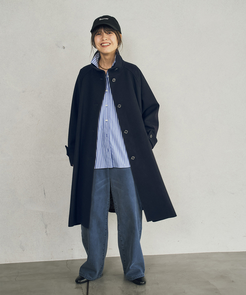 Spick & Span(スピックアンドスパン)の「《40周年 別注 / 》Traditional Weatherwear HORTON EX.*(その他アウター・レディース・ブラック/ネイビー・34)」の4枚目の写真