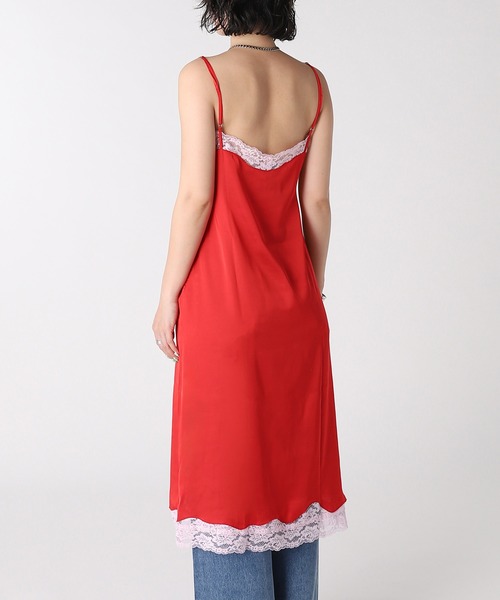 forget-me-nots(フォーゲットミーノッツ)の「SATIN LACE ONE PIECE FMN-26SS-OP-001(ワンピース・レディース・ブラウン/イエロー/レッド・FREE)」の16枚目の写真