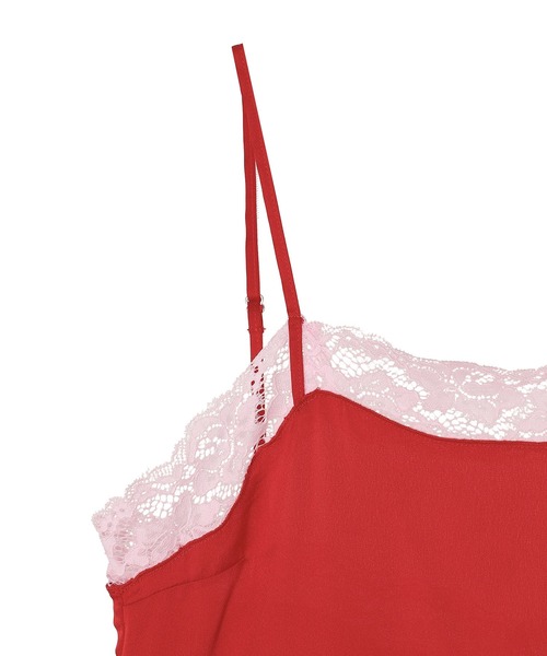 forget-me-nots(フォーゲットミーノッツ)の「SATIN LACE ONE PIECE FMN-26SS-OP-001(ワンピース・レディース・ブラウン/イエロー/レッド・FREE)」の19枚目の写真