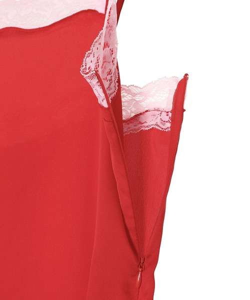 forget-me-nots(フォーゲットミーノッツ)の「SATIN LACE ONE PIECE FMN-26SS-OP-001(ワンピース・レディース・ブラウン/イエロー/レッド・FREE)」の20枚目の写真