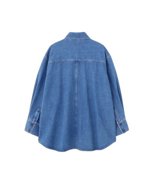 ETRE TOKYO(エトレトウキョウ)の「オーバーサイズデニムシャツ(シャツ/ブラウス・レディース・インディゴブルー/ブルー・FREE)」の11枚目の写真