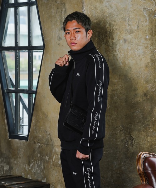 adamsJUGGLER（アダムスジャグラー）の「RTEG E.Sラインロングジャージ（ジャージ・メンズ・グレー/ブラック・S/M/L/XL）」の2枚目の写真