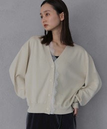 &g'aime（アンジェム）の「【&ｇ'aime 】レースレイヤードカーディガン　Lace Layered Cardigan（カーディガン/ボレロ）」