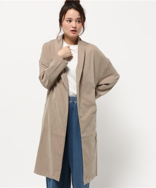 Chico（チコ）の「【who's who Chico】ショールカラーコート（その他アウター・レディース・ブルー/ライトベージュ/ベージュ・FREE）」の14枚目の写真