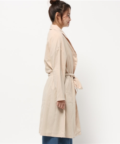 Chico（チコ）の「【who's who Chico】ショールカラーコート（その他アウター・レディース・ブルー/ライトベージュ/ベージュ・FREE）」の5枚目の写真