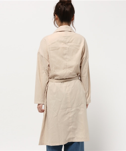 Chico（チコ）の「【who's who Chico】ショールカラーコート（その他アウター・レディース・ブルー/ライトベージュ/ベージュ・FREE）」の6枚目の写真