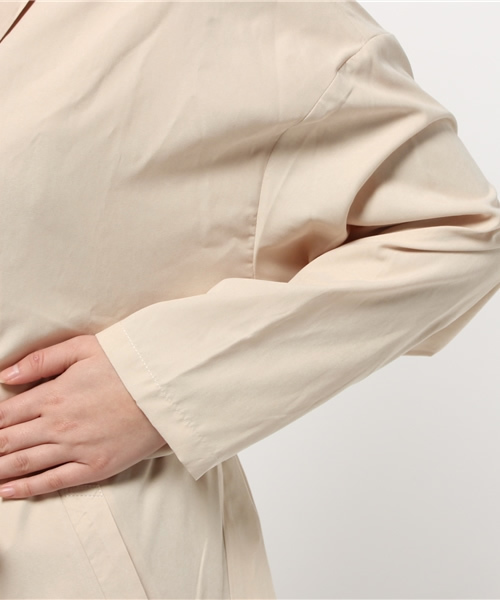 Chico（チコ）の「【who's who Chico】ショールカラーコート（その他アウター・レディース・ブルー/ライトベージュ/ベージュ・FREE）」の8枚目の写真