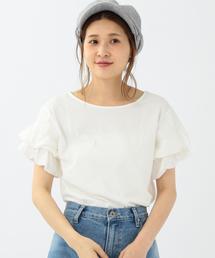 Another Edition | バルーンパフスリーブTシャツ/AEBFC  バルーンPUFF SSL T(Tシャツ/カットソー)