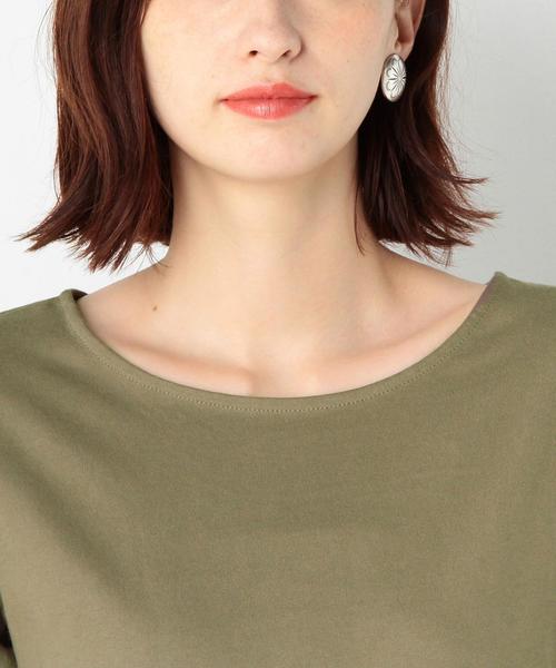 Another Edition（アナザーエディション）の「バルーンパフスリーブTシャツ/AEBFC  バルーンPUFF SSL T◆（Tシャツ/カットソー・レディース・オフホワイト/オリーブ・FREE）」の13枚目の写真