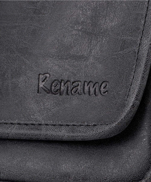 DEVICE（デバイス）の「Rename リネーム PU レザー  2way シンプル ポーチ シザーケース ショルダーバッグ（ショルダーバッグ・メンズ・ブラック/ダークブラウン/ベージュ/ネイビー・FREE）」の10枚目の写真