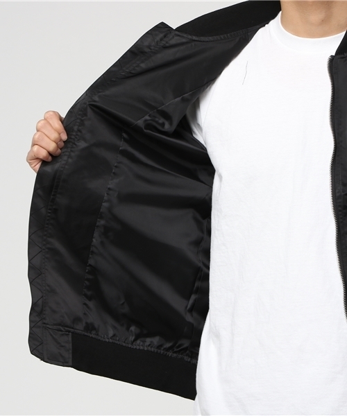 VENCEEXCHANGE（ヴァンスエクスチェンジ）の「ナイロンMA-1                        （MA-1・メンズ・ダークグリーン/ブルー/ブラック・LARGE/MEDIUM）」の11枚目の写真