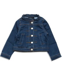 apres les cours | ノーカラーデニムジャケット(デニムジャケット)