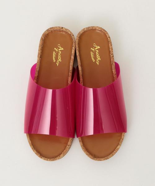 Another Edition（アナザーエディション）の「クリアサンダル ◆（サンダル・レディース・ダークグレー/その他1/ピンク・LARGE/SMALL/MEDIUM）」の4枚目の写真