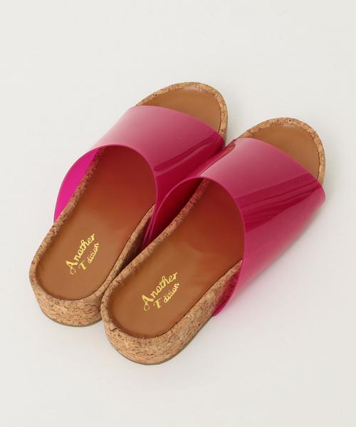 Another Edition（アナザーエディション）の「クリアサンダル ◆（サンダル・レディース・ダークグレー/その他1/ピンク・LARGE/SMALL/MEDIUM）」の7枚目の写真