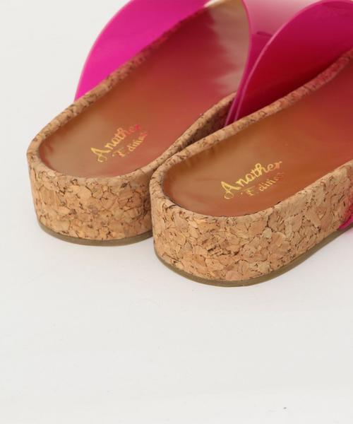 Another Edition（アナザーエディション）の「クリアサンダル ◆（サンダル・レディース・ダークグレー/その他1/ピンク・LARGE/SMALL/MEDIUM）」の8枚目の写真