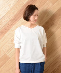 un dix cors | シャドーストライププルオーバー(Tシャツ/カットソー)