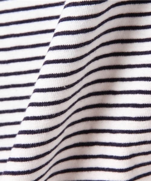 RAGS McGREGOR （ラグスマックレガー）の「BOAT NECK BORDER TEE（Tシャツ/カットソー・メンズ・ホワイト/ブラック・L/S/M）」の8枚目の写真