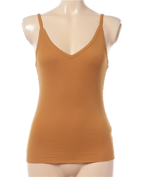 MOUSSY（マウジー）の「BASIC MELLOW CAMISOLE（キャミソール・レディース・イエロー系その他/ブラック/ブラウン/ライトグレー・FREE）」の10枚目の写真