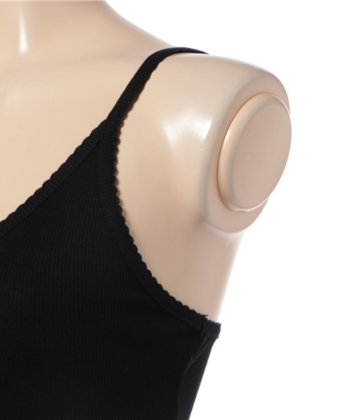 MOUSSY（マウジー）の「BASIC MELLOW CAMISOLE（キャミソール・レディース・イエロー系その他/ブラック/ブラウン/ライトグレー・FREE）」の7枚目の写真