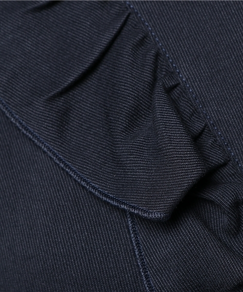 Prefer SHIPS（プリファーシップス）の「Prefer SHIPS: フリルVデザインブラウス（シャツ/ブラウス・レディース・オフホワイト/ネイビー・ONE SIZE）」の8枚目の写真