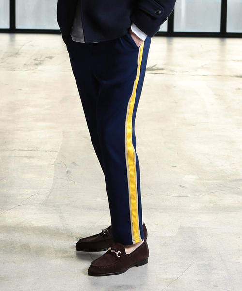 BEAUTY&YOUTH UNITED ARROWS（ビューティーアンドユースユナイテッドアローズ）の「【WEB限定】 by ジャージ ライン テーパードパンツ（その他パンツ・メンズ・ネイビー/ブラック/その他・LARGE/MEDIUM/SMALL）」の18枚目の写真