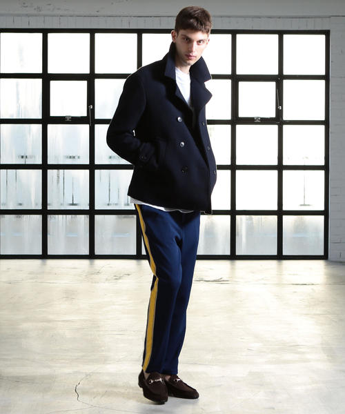 BEAUTY&YOUTH UNITED ARROWS（ビューティーアンドユースユナイテッドアローズ）の「【WEB限定】 by ジャージ ライン テーパードパンツ（その他パンツ・メンズ・ネイビー/ブラック/その他・LARGE/MEDIUM/SMALL）」の11枚目の写真