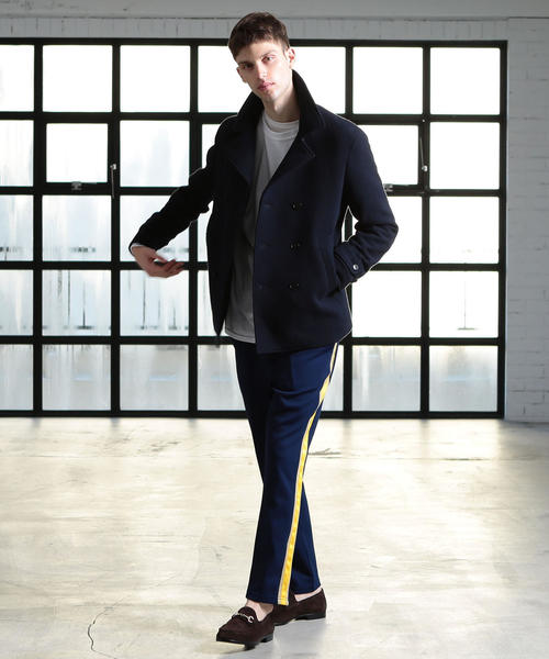 BEAUTY&YOUTH UNITED ARROWS（ビューティーアンドユースユナイテッドアローズ）の「【WEB限定】 by ジャージ ライン テーパードパンツ（その他パンツ・メンズ・ネイビー/ブラック/その他・LARGE/MEDIUM/SMALL）」の12枚目の写真