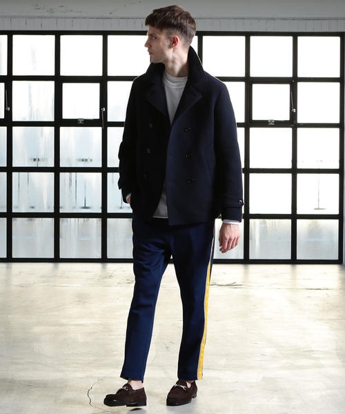 BEAUTY&YOUTH UNITED ARROWS（ビューティーアンドユースユナイテッドアローズ）の「【WEB限定】 by ジャージ ライン テーパードパンツ（その他パンツ・メンズ・ネイビー/ブラック/その他・LARGE/MEDIUM/SMALL）」の13枚目の写真