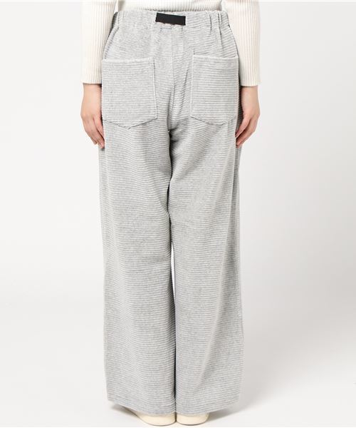 go slow caravan（ゴースローキャラバン）の「ベロアワイドパンツ（その他パンツ・レディース・グレー/ネイビー・FREE）」の9枚目の写真