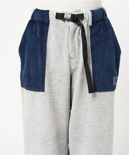 go slow caravan（ゴースローキャラバン）の「ベロアワイドパンツ（その他パンツ・レディース・グレー/ネイビー・FREE）」の6枚目の写真