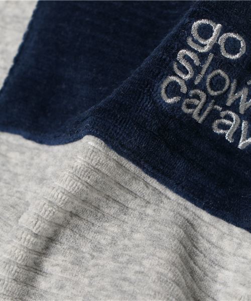 go slow caravan（ゴースローキャラバン）の「ベロアワイドパンツ（その他パンツ・レディース・グレー/ネイビー・FREE）」の4枚目の写真