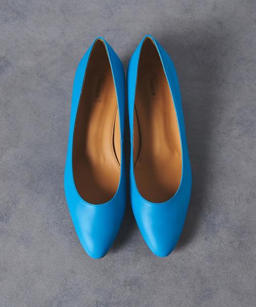CHEMBUR（チェンバー）の「＜CHEMBUR（チェンバー）＞ チャンキーヒール パンプス ◆（パンプス・レディース・ロイヤルブルー・37/36h/35/36/38/37h/35h）」の5枚目の写真