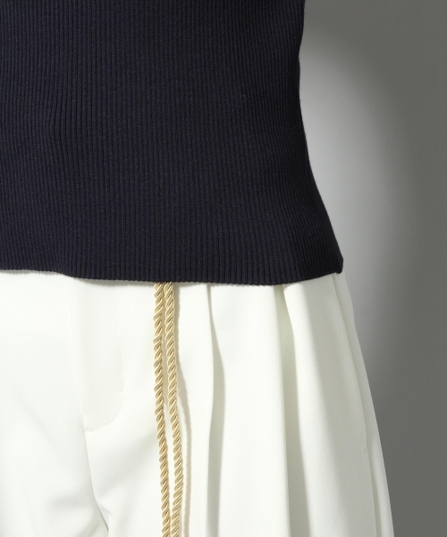 Andemiu（アンデミュウ）の「バックアクセリブプルオーバー786042（ニット/セーター・レディース・ネイビー/オフホワイト/ピンク/イエロー/その他・FREE）」の7枚目の写真