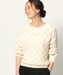 GLOBAL WORK | スカシアミチュニックプルオーバー/778854(ニット/セーター)