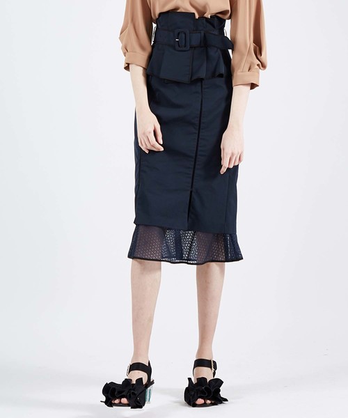 美品UNITED TOKYOバtochigiドームコルセットプリーツスカート UNITED