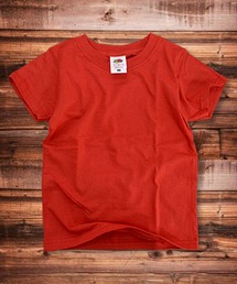 フルーツ・オブ・ザ・ルーム 無地 半袖 Tシャツ キッズ