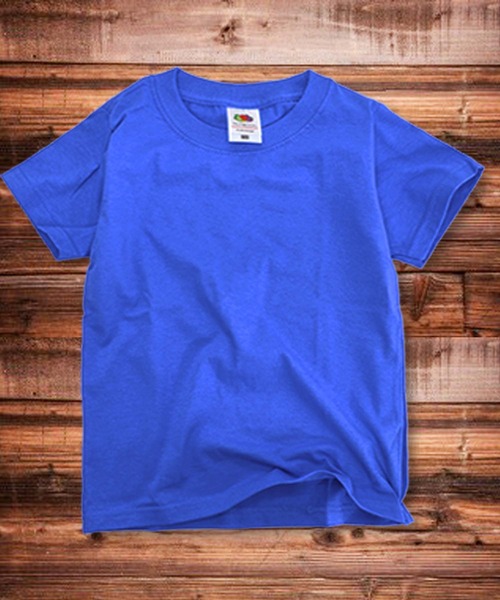 FRUIT OF THE LOOM(フルーツオブザルーム)の「フルーツ・オブ・ザ・ルーム 無地 半袖 Tシャツ キッズ(Tシャツ/カットソー・キッズ・ホワイト/ブラック/杢グレー/グリーン/ロイヤルブルー/ピンク/レッド/ネイビー/ブルー系その他/パープル/イエロー/オレンジ・90/100/110/120/130/140/150)」の8枚目の写真