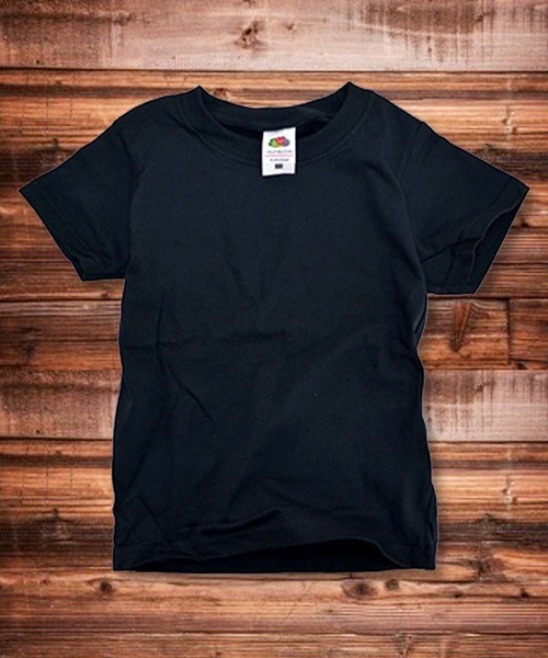 FRUIT OF THE LOOM(フルーツオブザルーム)の「フルーツ・オブ・ザ・ルーム 無地 半袖 Tシャツ キッズ(Tシャツ/カットソー・キッズ・ホワイト/ブラック/杢グレー/グリーン/ロイヤルブルー/ピンク/レッド/ネイビー/ブルー系その他/パープル/イエロー/オレンジ・90/100/110/120/130/140/150)」の3枚目の写真