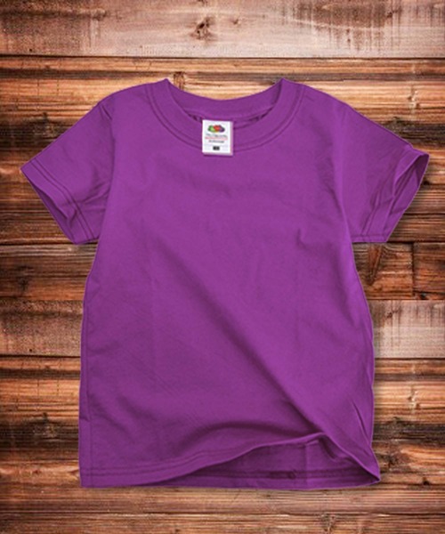 FRUIT OF THE LOOM(フルーツオブザルーム)の「フルーツ・オブ・ザ・ルーム 無地 半袖 Tシャツ キッズ(Tシャツ/カットソー・キッズ・ホワイト/ブラック/杢グレー/グリーン/ロイヤルブルー/ピンク/レッド/ネイビー/ブルー系その他/パープル/イエロー/オレンジ・90/100/110/120/130/140/150)」の9枚目の写真