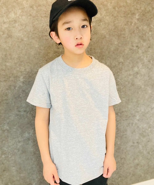 FRUIT OF THE LOOM(フルーツオブザルーム)の「フルーツ・オブ・ザ・ルーム 無地 半袖 Tシャツ キッズ(Tシャツ/カットソー・キッズ・ホワイト/ブラック/杢グレー/グリーン/ロイヤルブルー/ピンク/レッド/ネイビー/ブルー系その他/パープル/イエロー/オレンジ・90/100/110/120/130/140/150)」の19枚目の写真