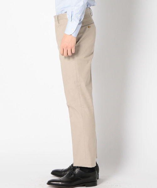 SHIPS（シップス）の「SD: バーズ・アイ ソリッド ノープリーツ パンツ（ライトブラウン）（その他パンツ・メンズ・ライトブラウン・44/46/48）」の2枚目の写真